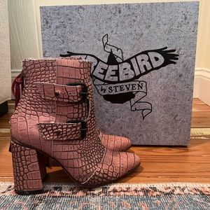 COPY - Pink Freebird by Steven booties